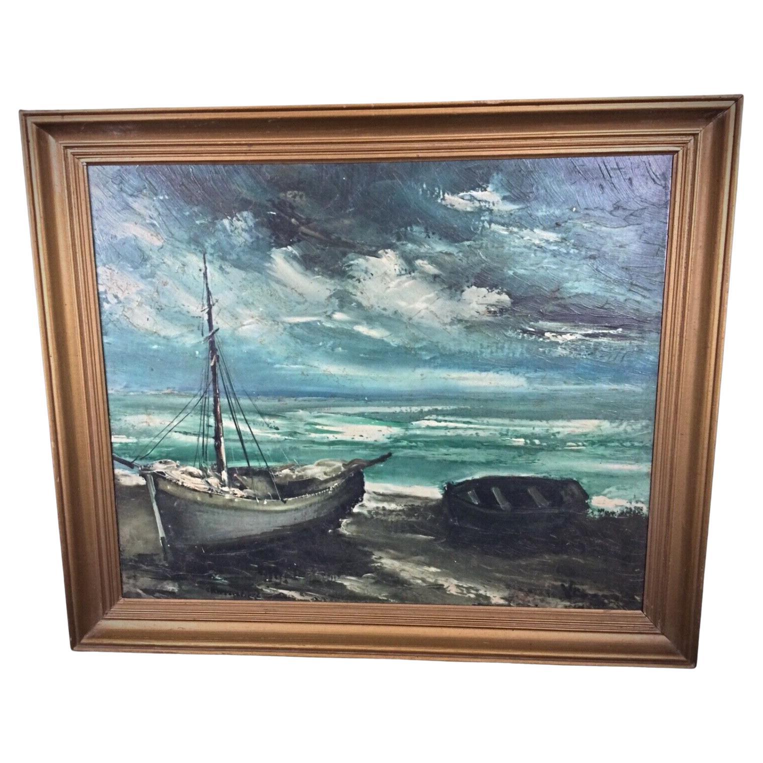 Charming Reproduction of a Painting by Maurice Vlaminck - Fauvism - 2Y83
