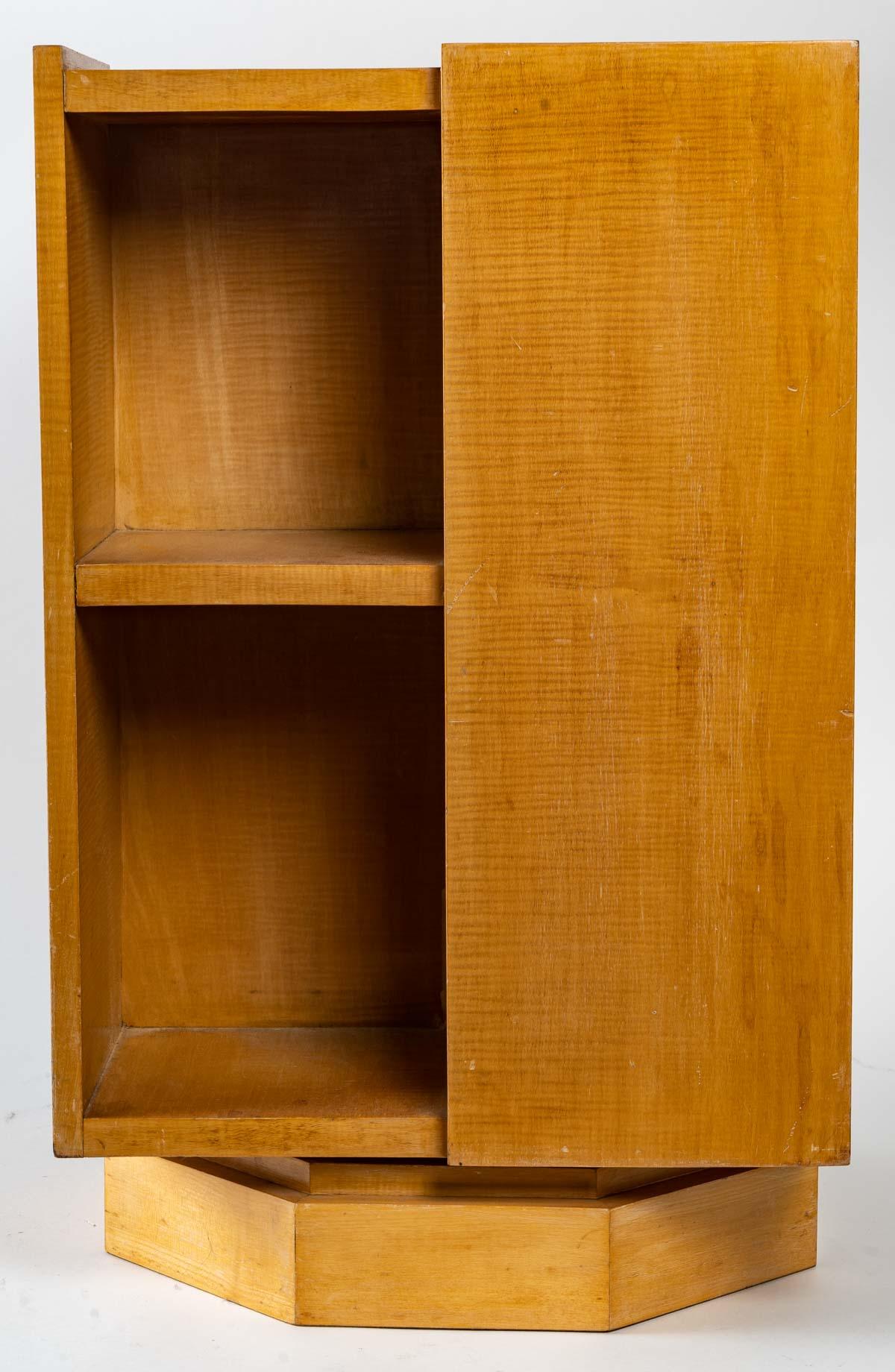 Wood Charming Revolving Bookcase Called Bibus