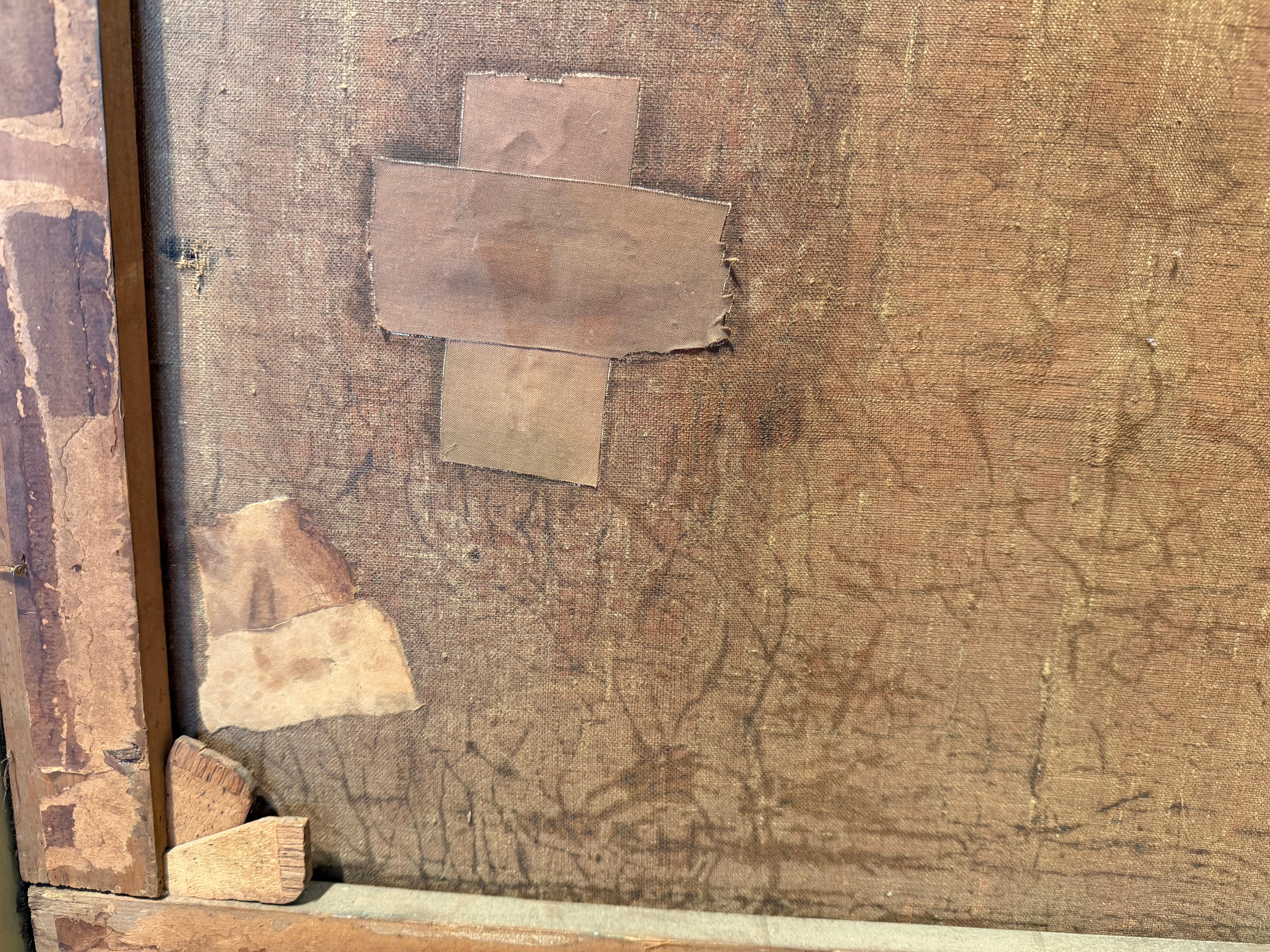 Incantevole scena fluviale di H. Werner - Famiglia di pescatori in barca a remi del XIX secolo in vendita 13