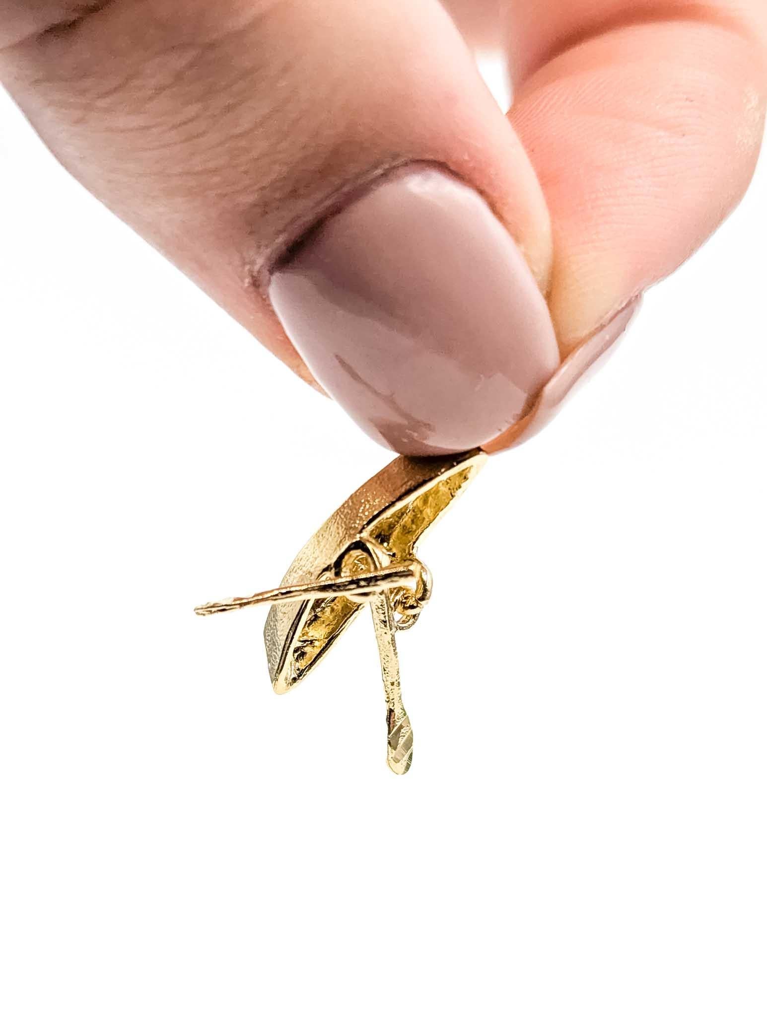 da uomo o donna Ciondolo a forma di barca a remi in oro giallo 14 ct. in vendita