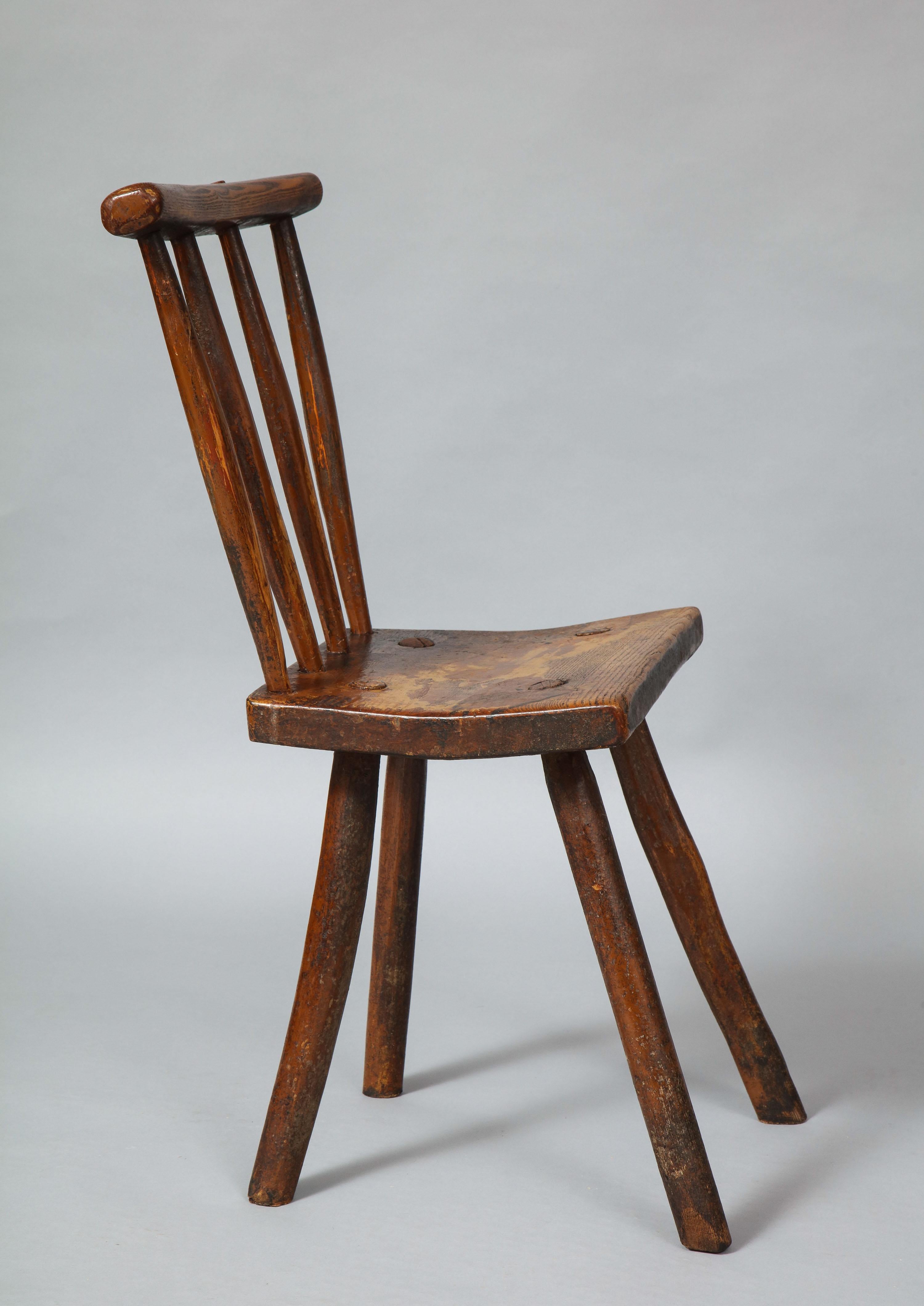 Ash Charming Rustic Diminutive Windsor Chair