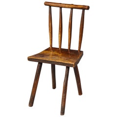 Charming Rustic Diminutive Windsor Chair