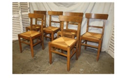 Charming Set of French Chairs Director Style
