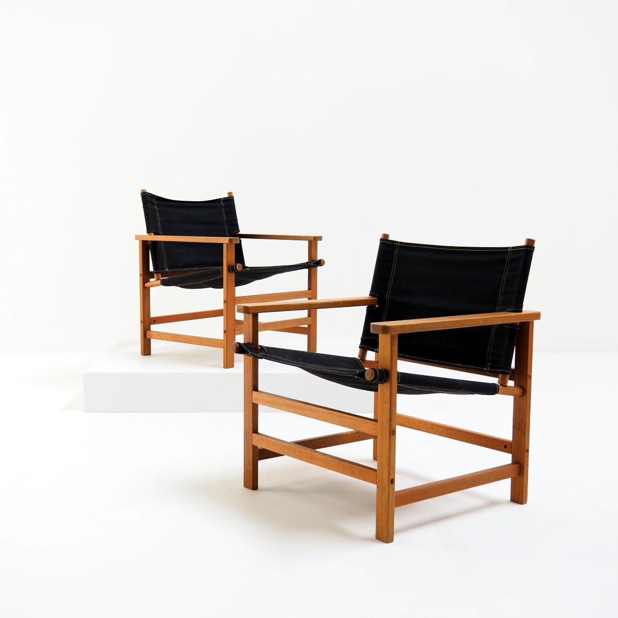 Scandinave moderne Charmant ensemble de chaises Safari 'Diö' d'IKEA, 1970 en vente