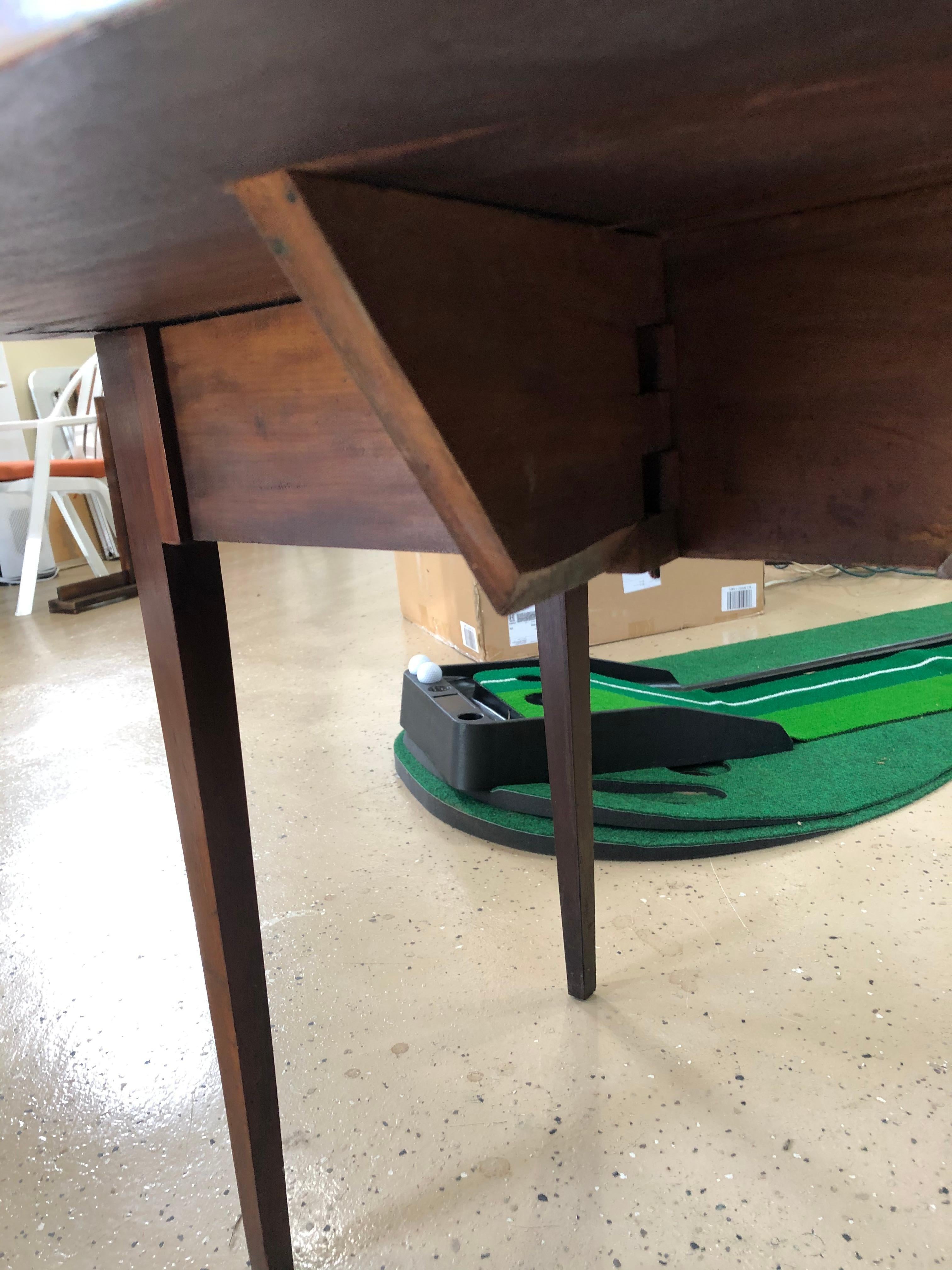 Charming Sheraton Pembroke Dropleaf Side Table 4