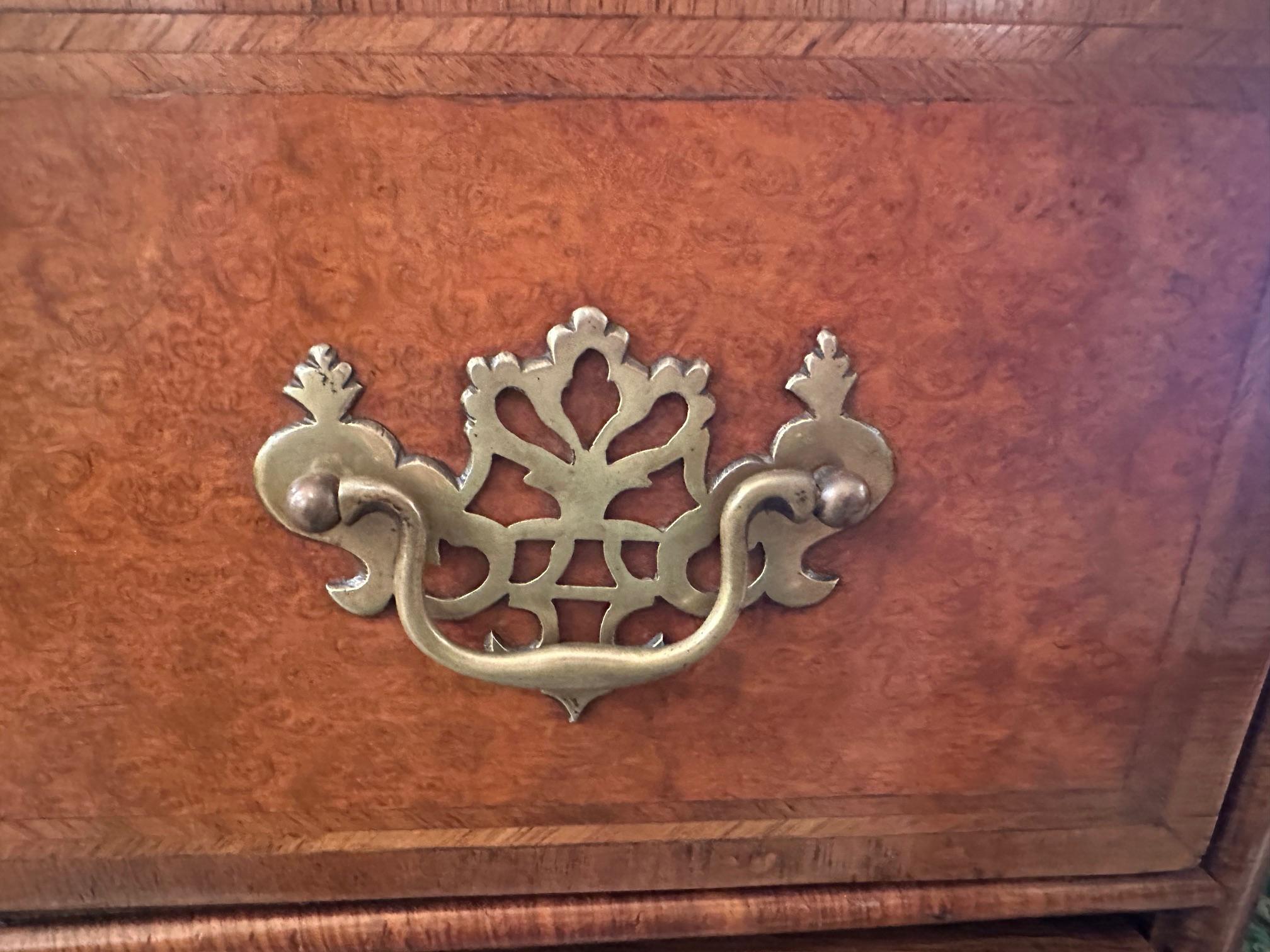 Charming Small Antique Knee Hole Desk with Slide & Secret Cubbies For Sale 4