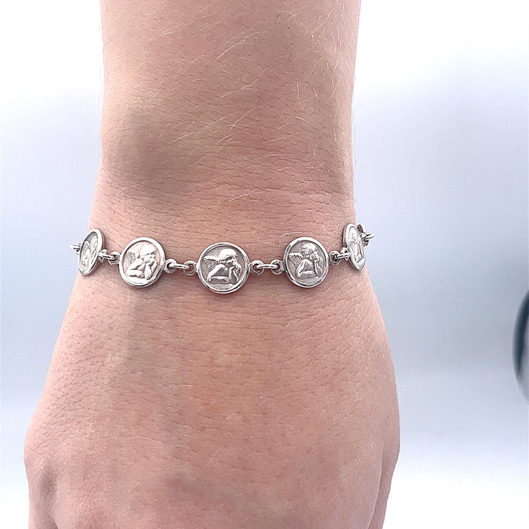 1stDibs Sterling Angel Bracelet