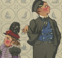 Charming Sunday Dress of Huizen Children, Late 19th-Century Dutch Costume, view 6