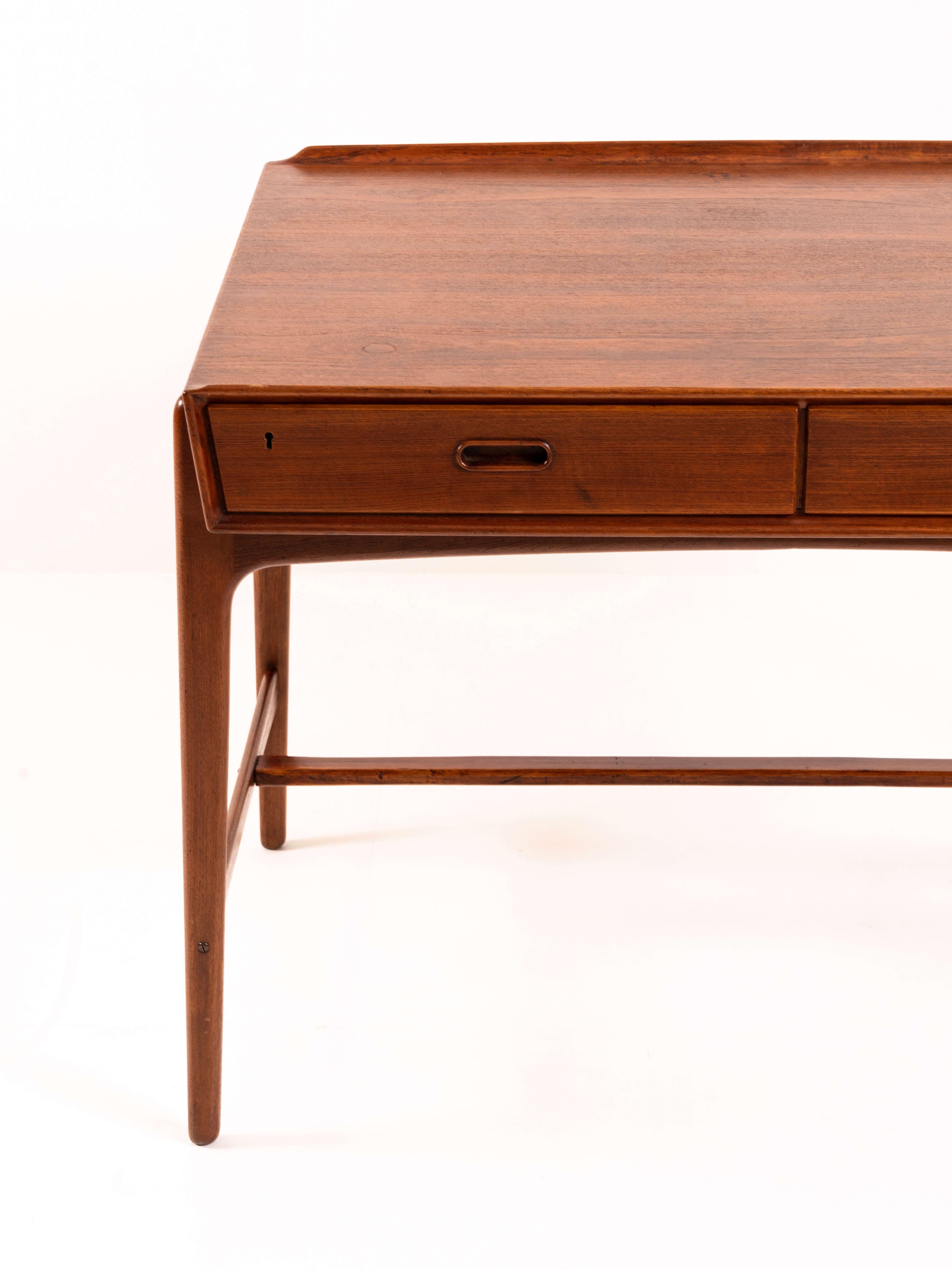 Charming Svend Aage Madsen Desk in Teak from Denmark the 1950s 6