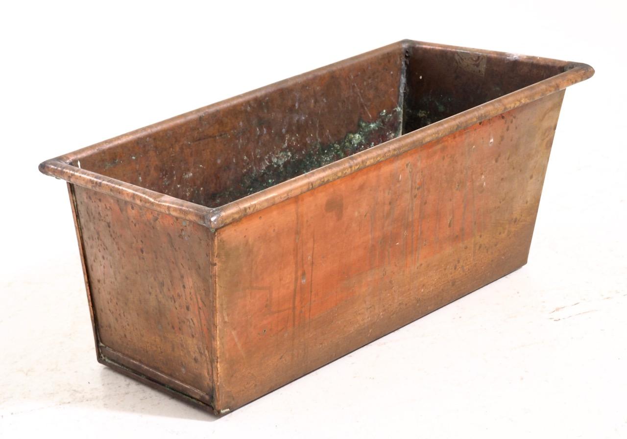 Copper Charming Swedish Flowercase, 19th Century For Sale