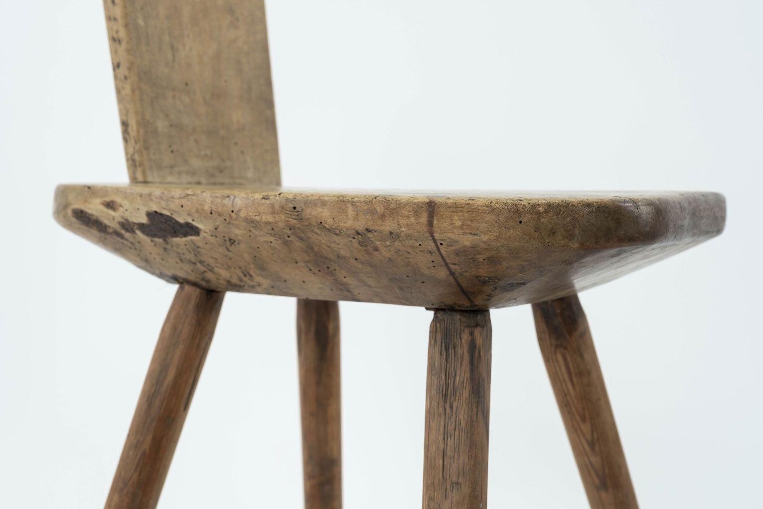 Primitive Charming Swedish Rustic Chair