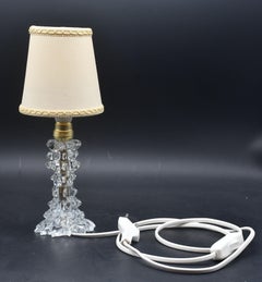 Charming Table Lamp in Rostrato Murano Glass Vase for Barovier & Toso, 1940s