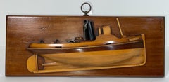 Charming Tugboat Half Model of the James Turner