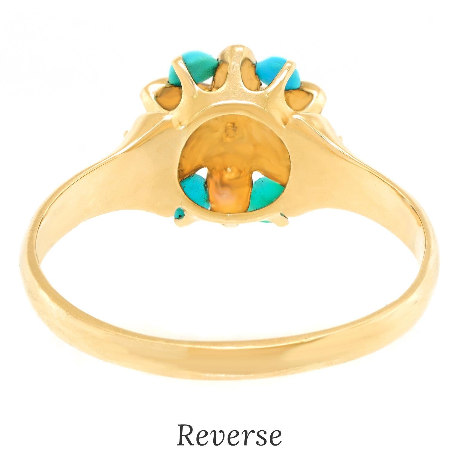 Charming Turquoise Ring For Sale 3