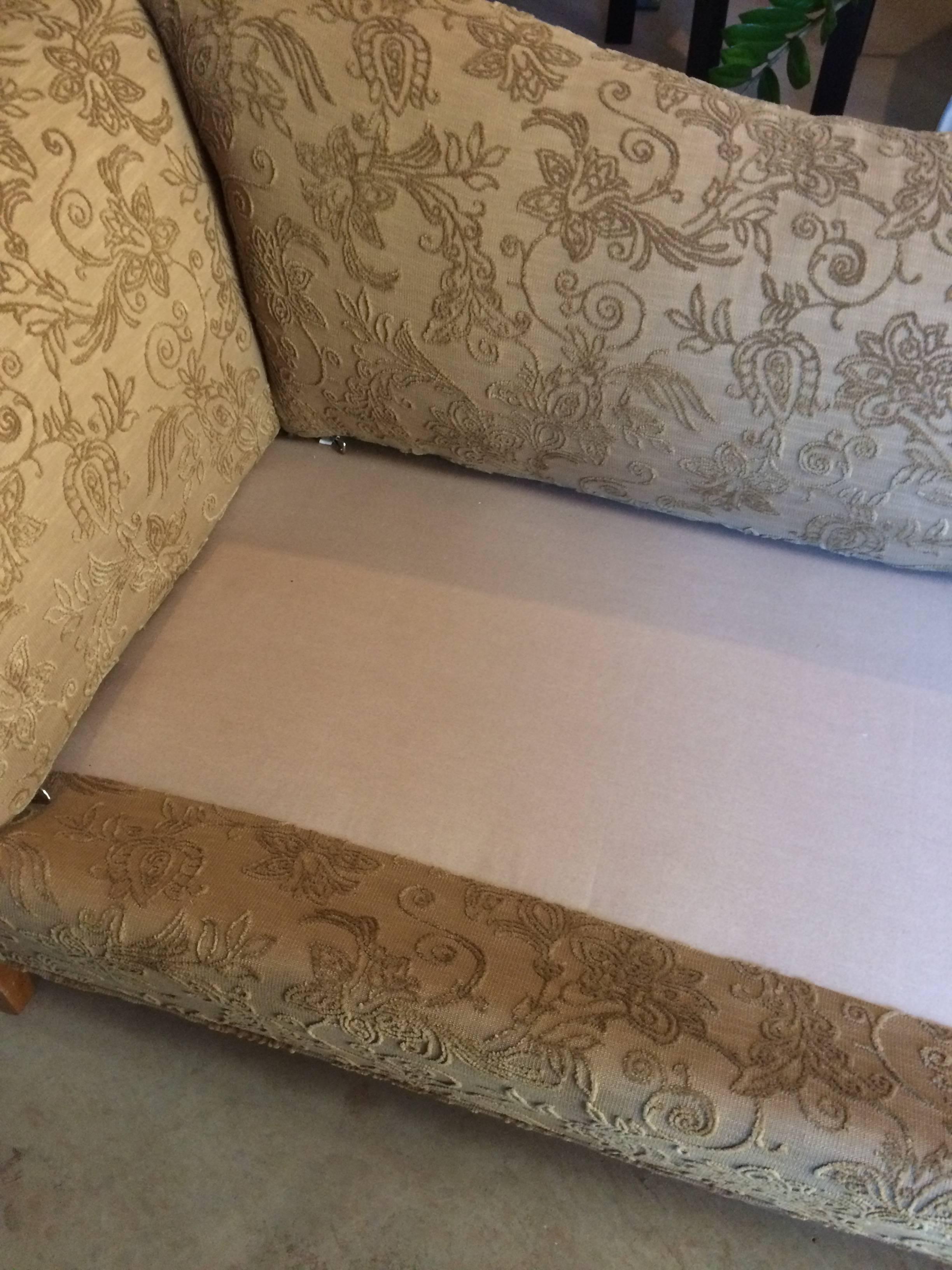 Charming Upholstered Recamier Style Sofa 2