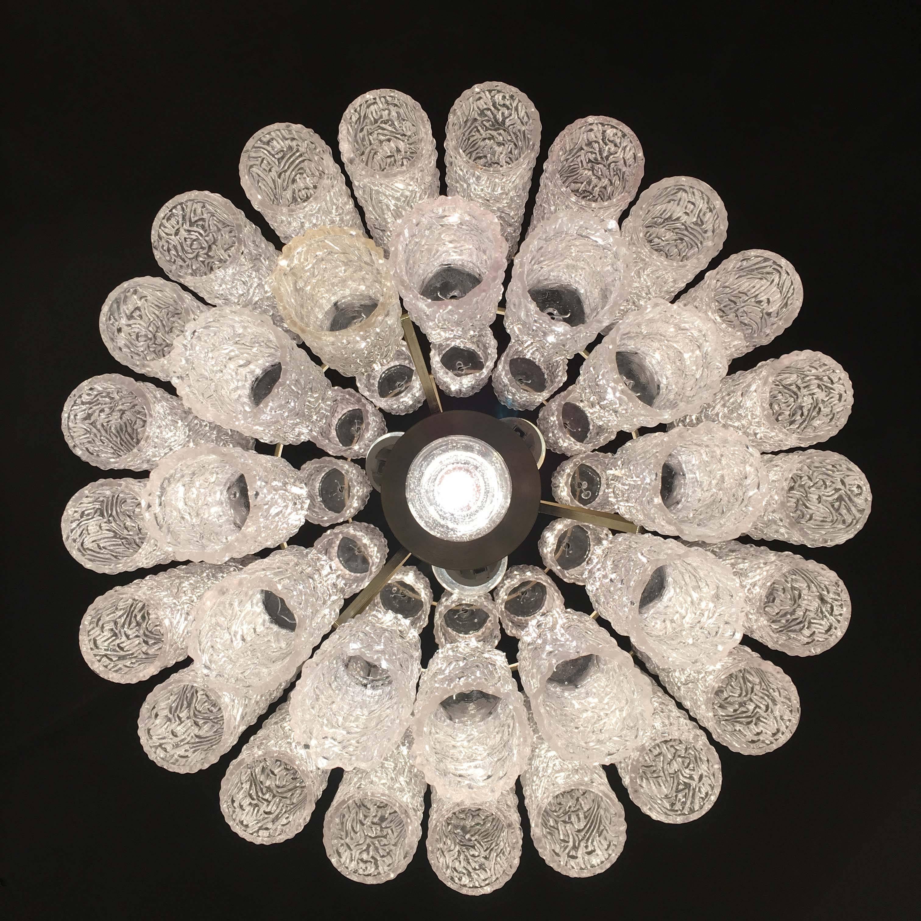 Charming Venini Style Chandeliers, Murano, 1970s In Good Condition In Budapest, HU