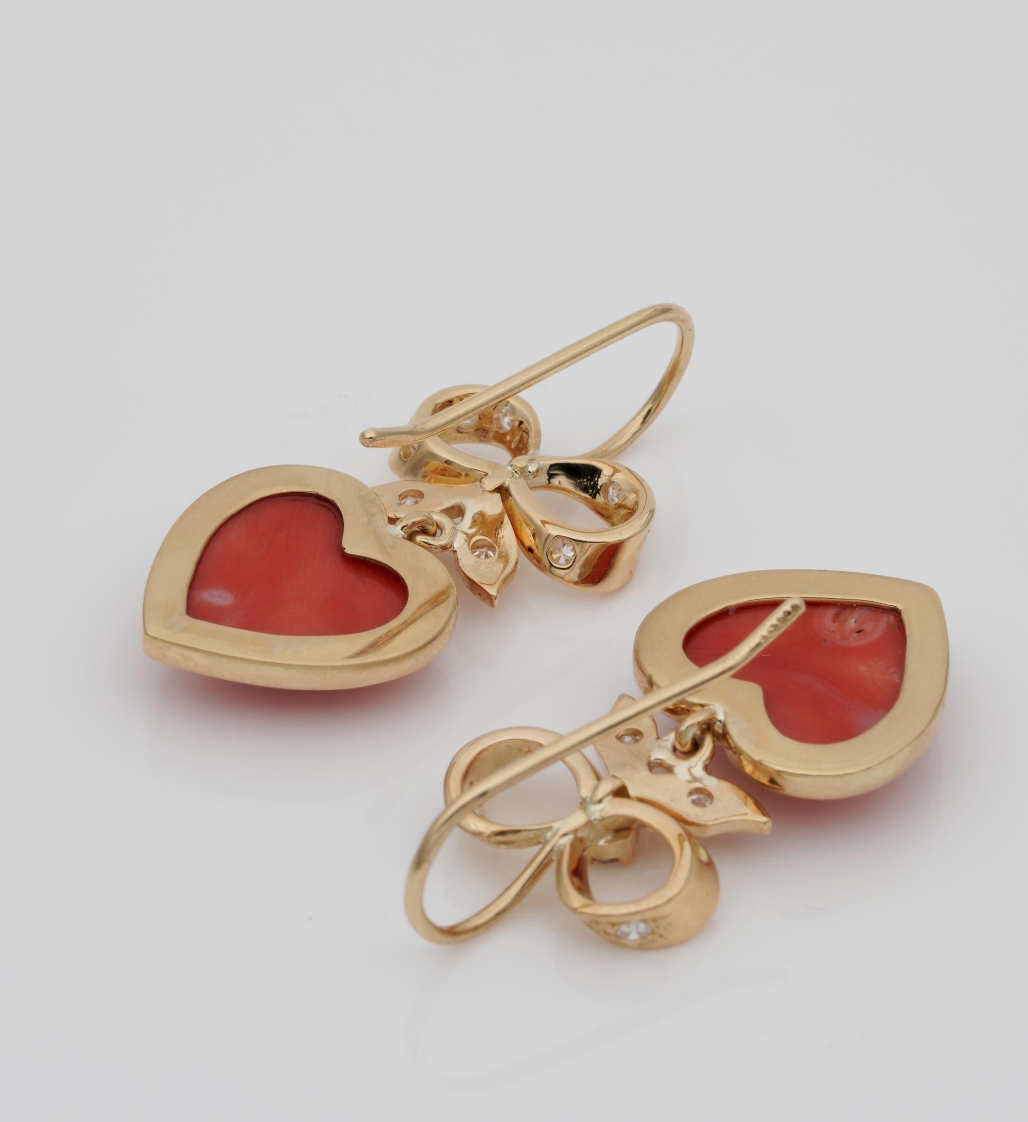 mango heart earrings