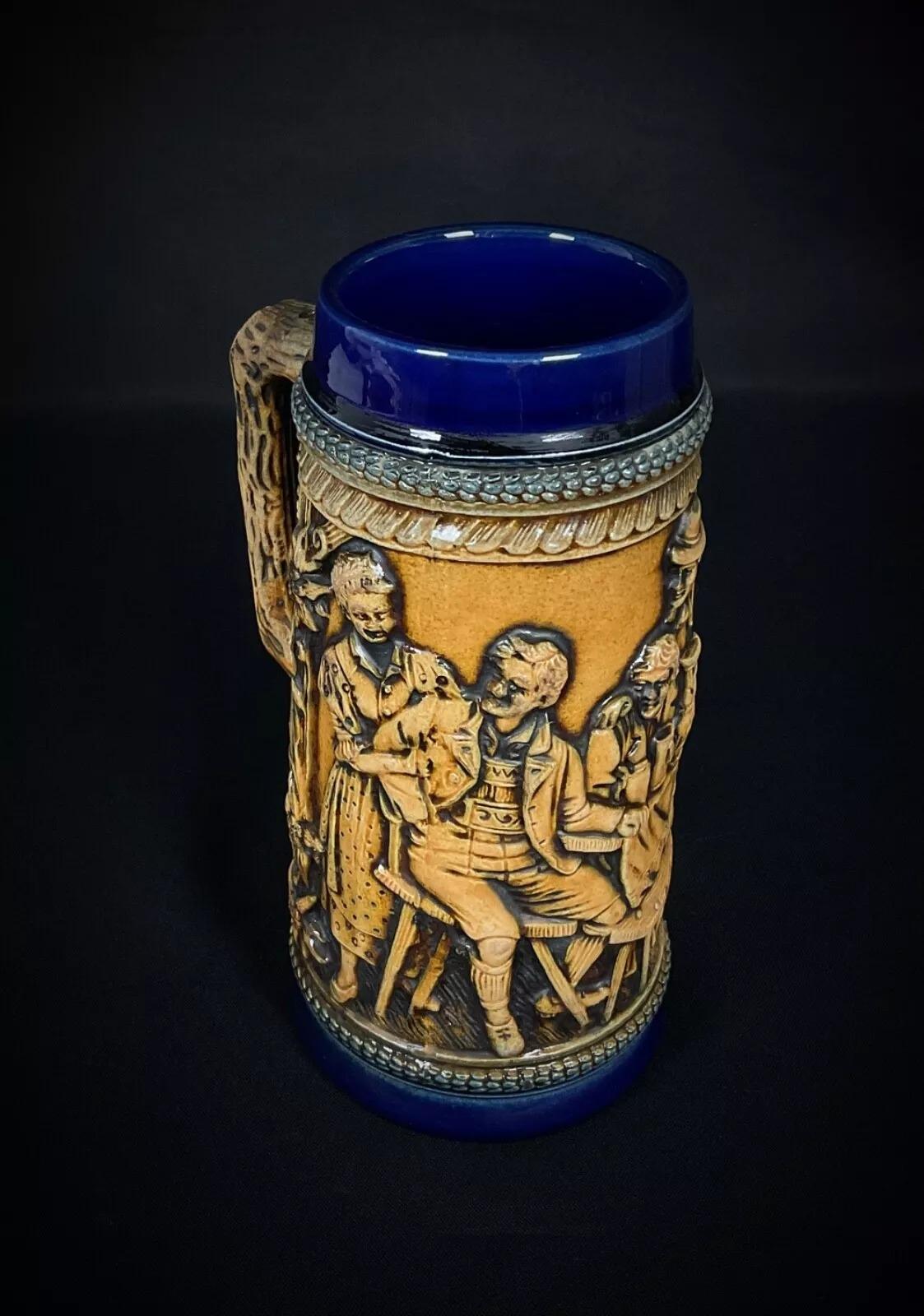 Ceramica Charme del bisteccone da birra tedesco d'epoca 