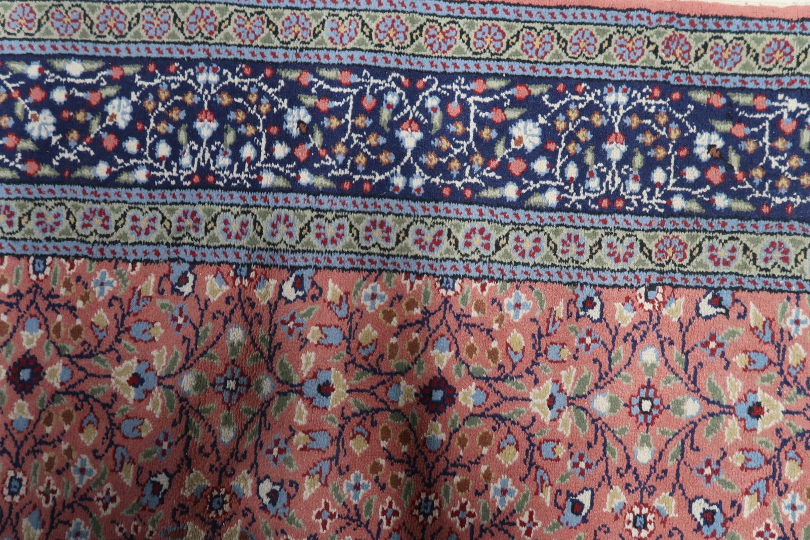 Charmante Vintage indischen Agra Teppich aus den 1960er Jahren - 1C1081 im Zustand „Gut“ im Angebot in Bordeaux, FR