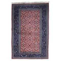 Charming Vintage Indian Agra Rug from the 1960s - 1C1081