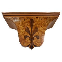 Charmante console murale, étagère, Biedermeier, ~ 1830, Autriche