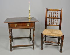 Charming William and Mary Oak Lowboy c. 1690
