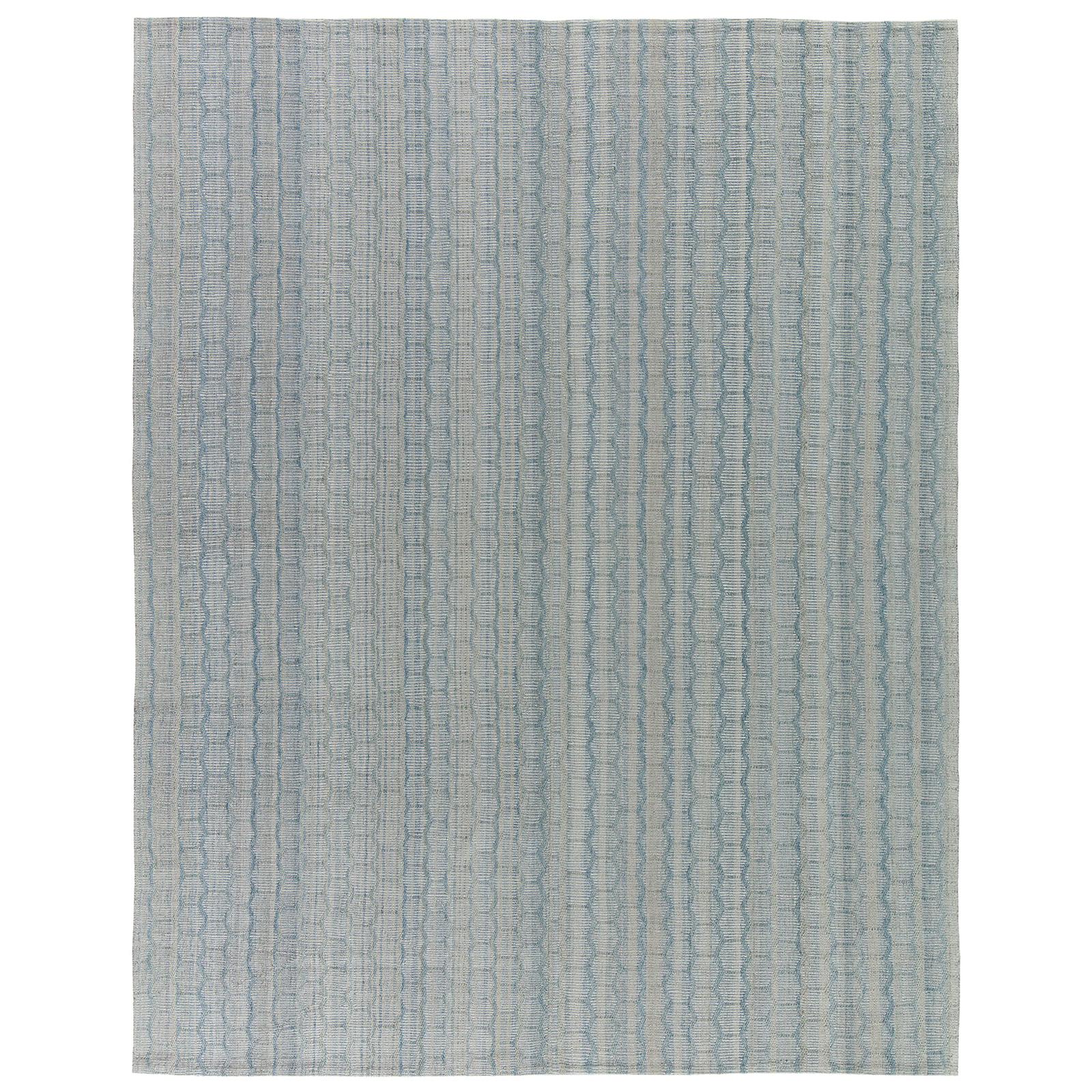 Charmo Flachgewebter Teppich mit Allover-Muster im Angebot
