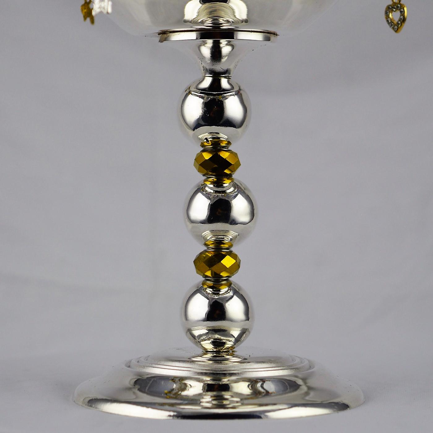 Modern Charms Silver Caviar Bowl