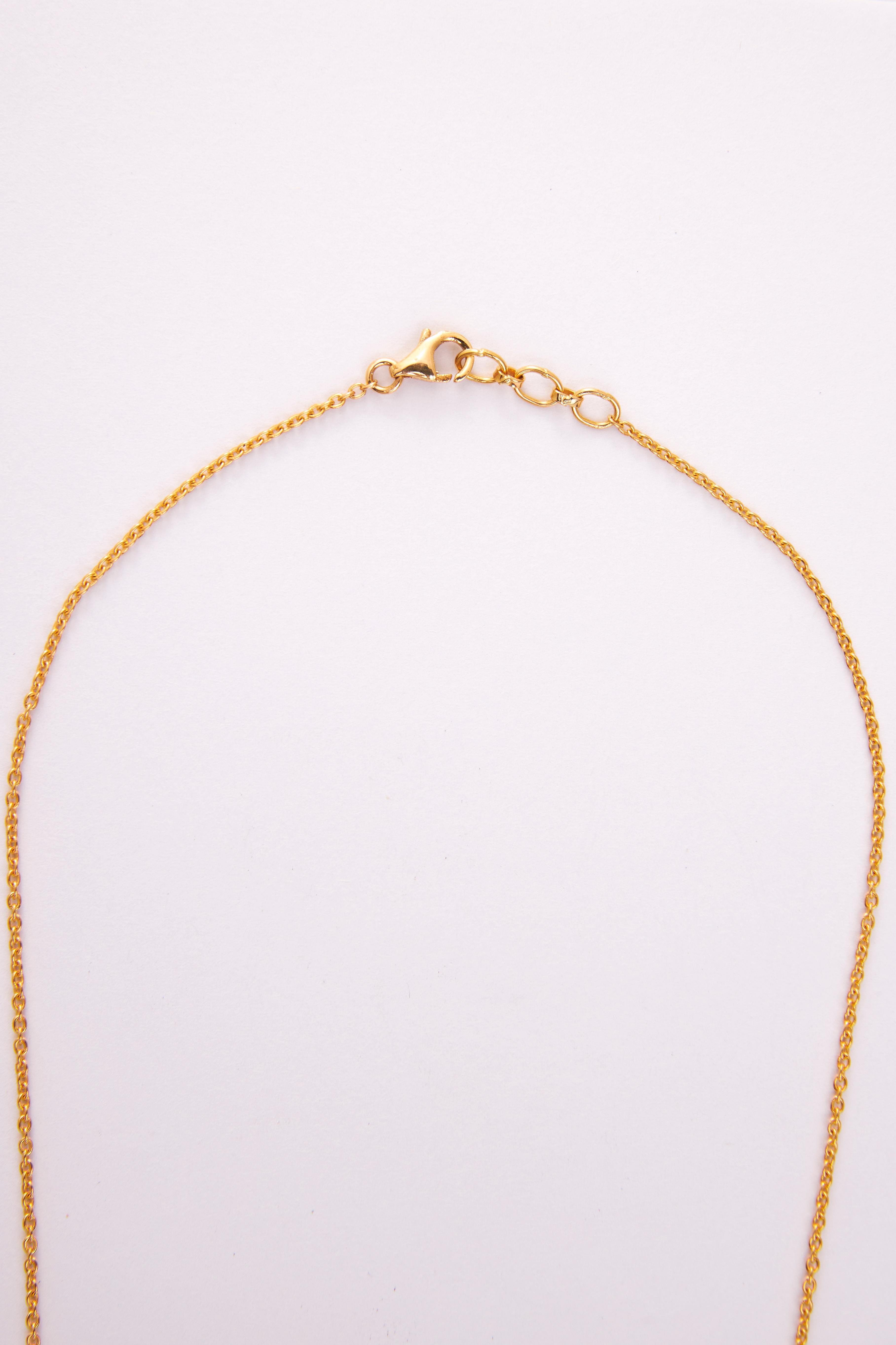 Charms Written In Rune - 18kt Gold & Diamond In New Condition For Sale In Mumbai, IN