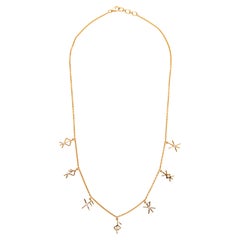 Charms Written In Rune - 18kt Gold & Diamond