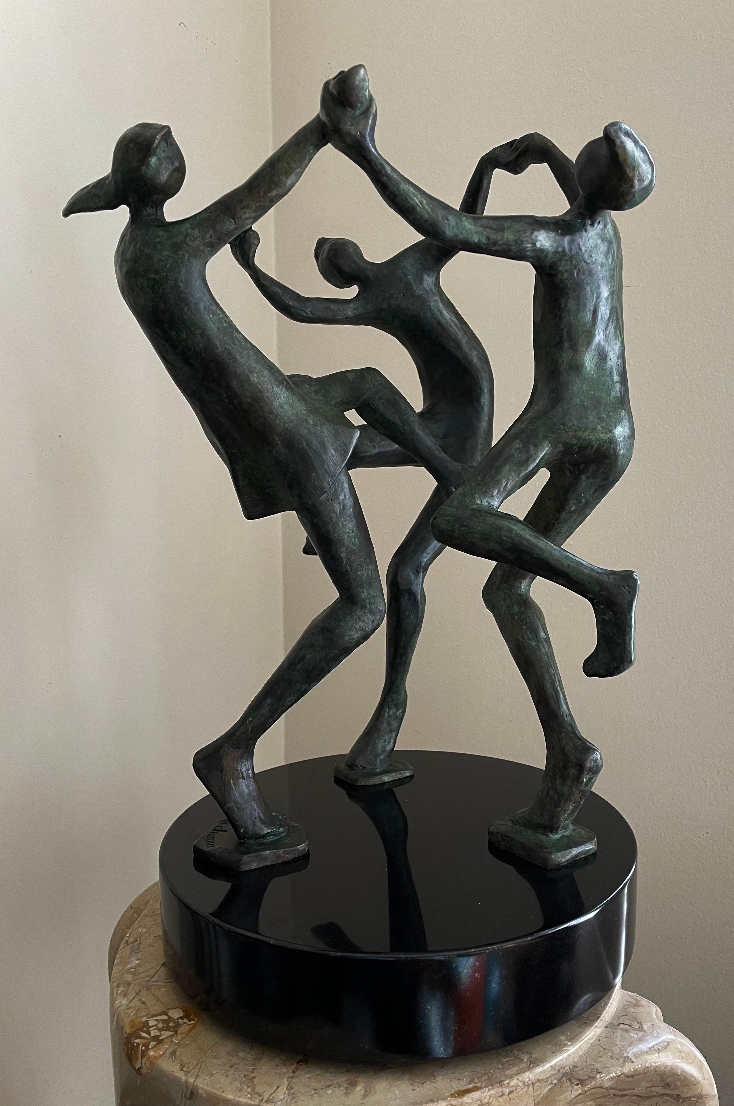  THE DANCE OF JOY - Sculpture by Charna Rickey