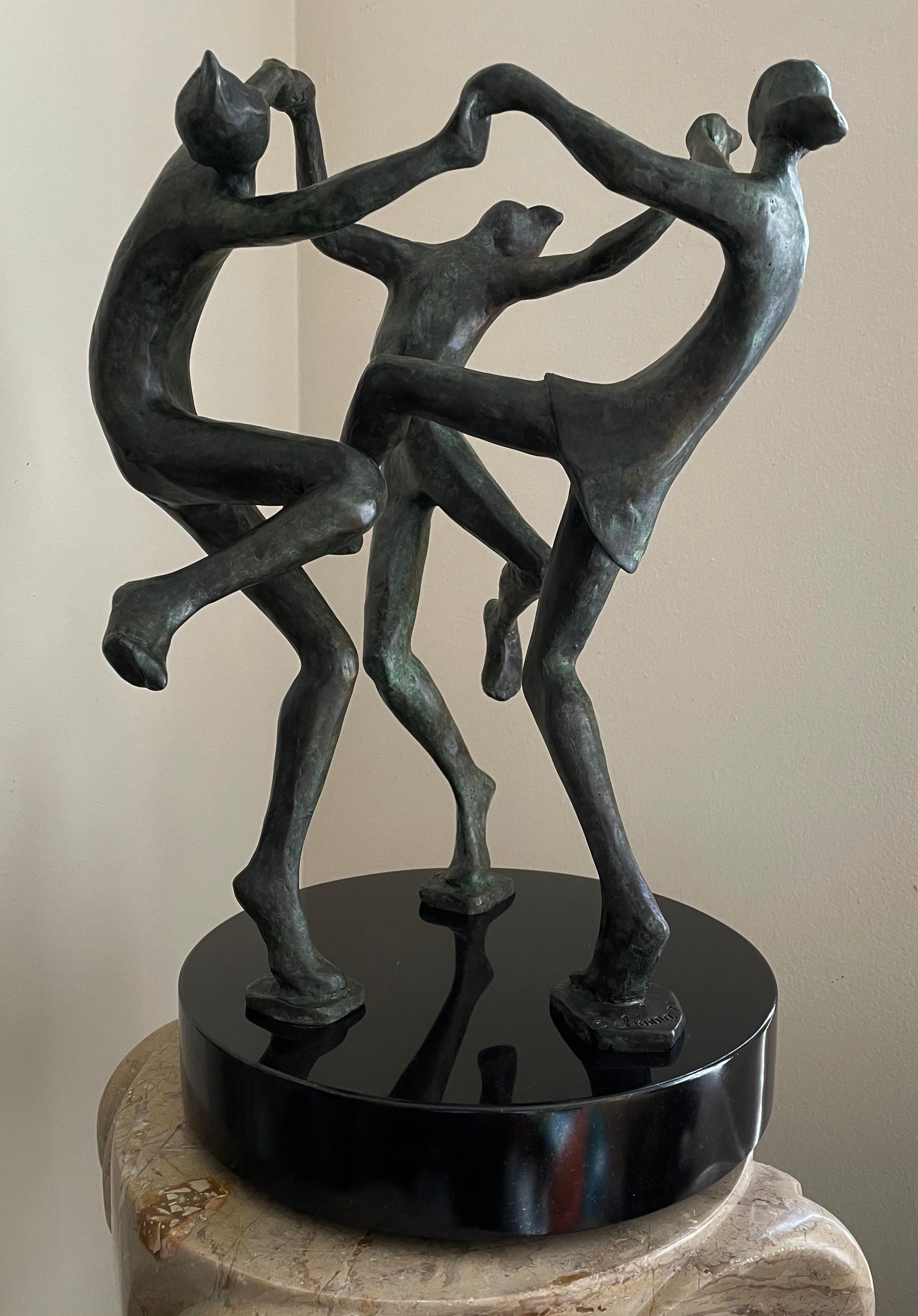 Charna Rickey Figurative Sculpture -  THE DANCE OF JOY
