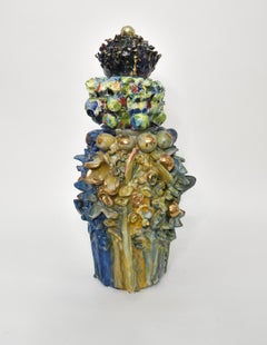 Untitled II. Glazed ceramic.  Abstract sculpture