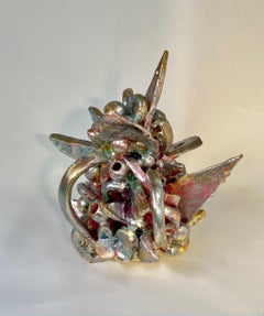 Untitled XXXV. Glazed ceramic and enamel. Abstract Sculpture
