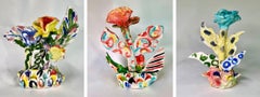 Untitled XXXX, XXXXVI, XXXIX. Glazed ceramic sculpture