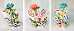 Untitled XXXXII, XXXXVI, XXXIX. Glazed ceramic sculpture