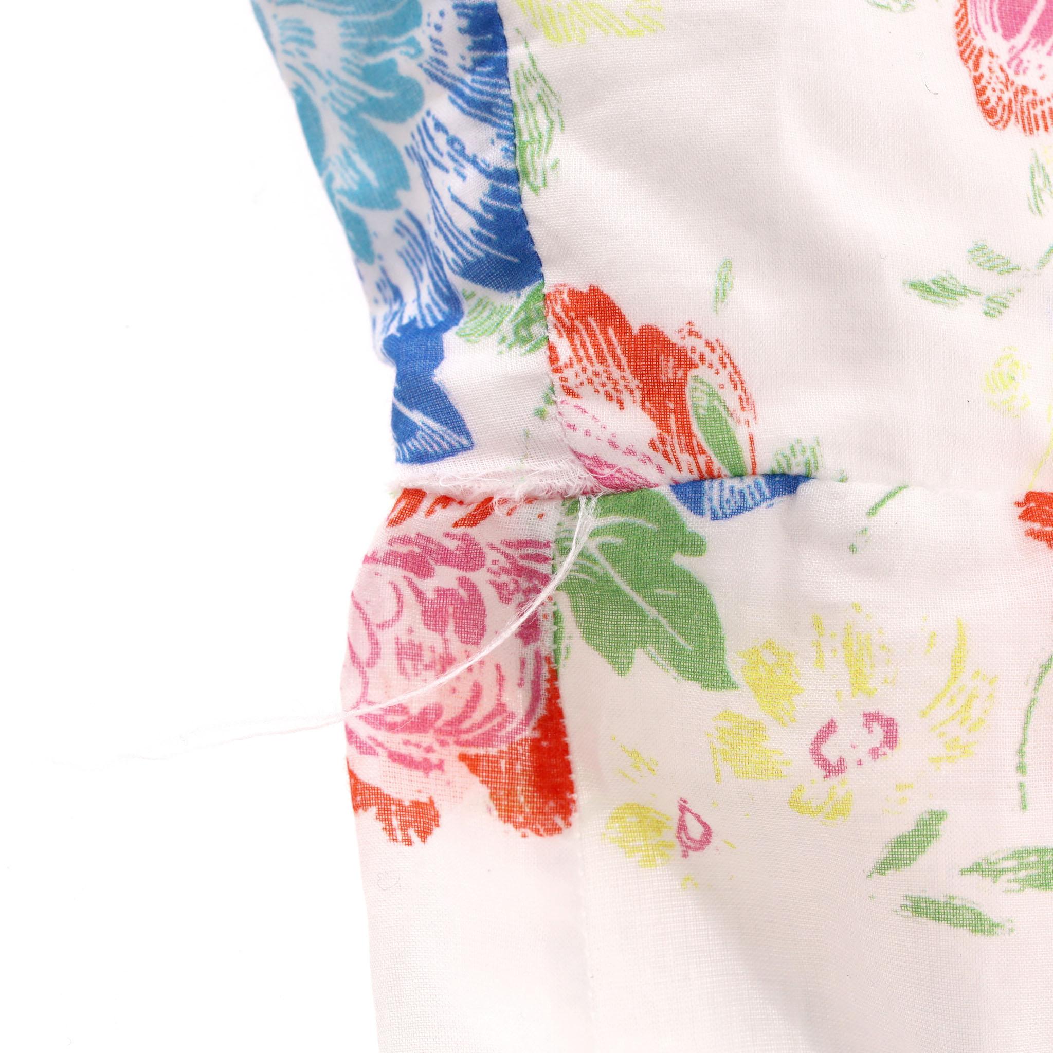 Mini Vestido de Algodón con Estampado Floral Charo Ruiz en venta 4