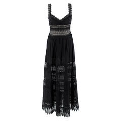 Charo Ruiz Sophia lace-trim maxi dress - Us size 4