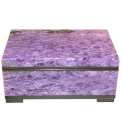 Charoite Stone Box