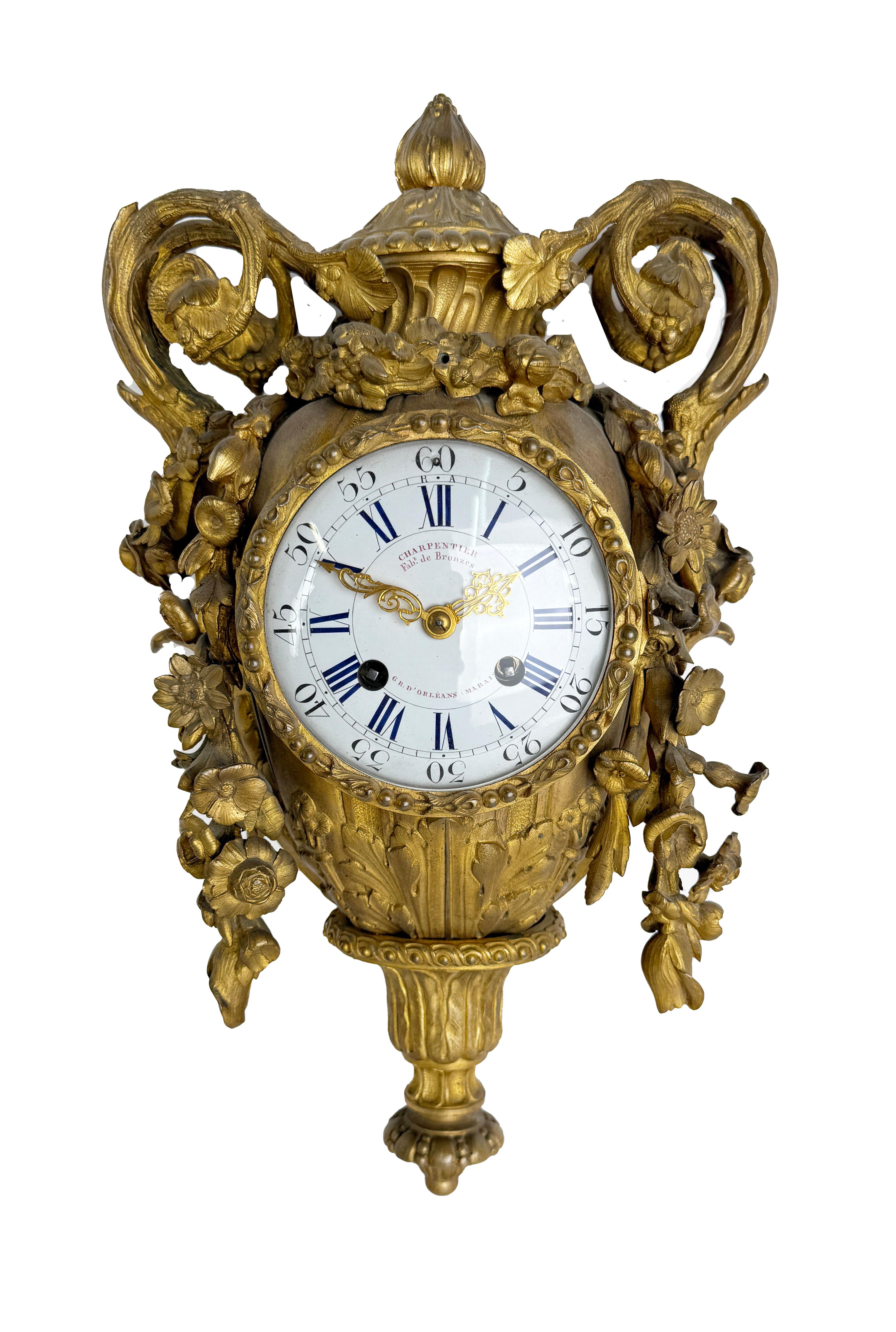 Charpentier Bronce - Achille Brocot Reloj de sobremesa o de pared incompleto Luis XVI en venta