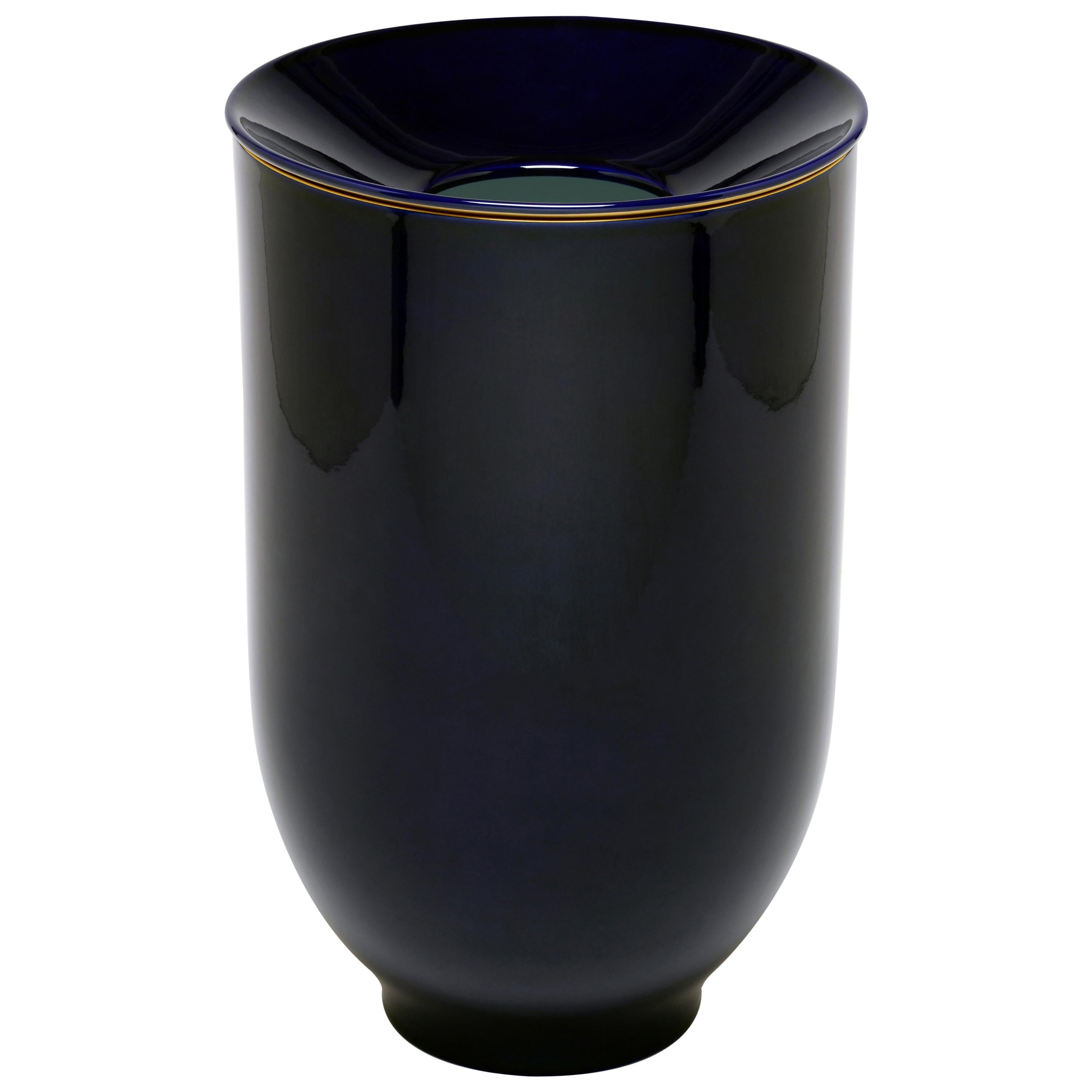 Charpin porcelain Vase III by Manufacture Nationale de Sèvres For Sale