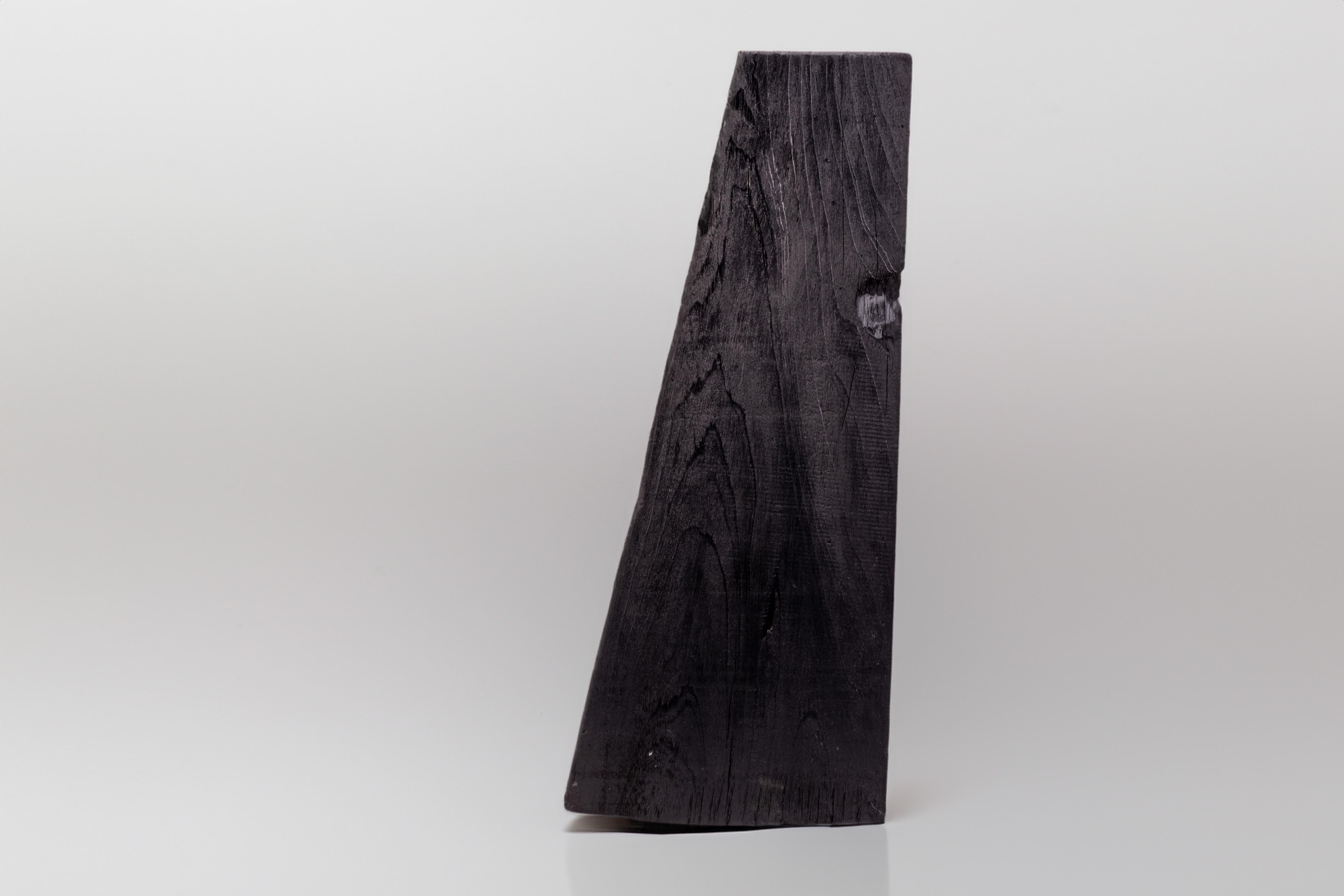 Introducing our impressive Charred Cypress Decoration, a captivating accent object or sculpture designed to enhance your space. Crafted with meticulous attention to detail, this unique piece boasts a brushed and charred finish that adds depth and