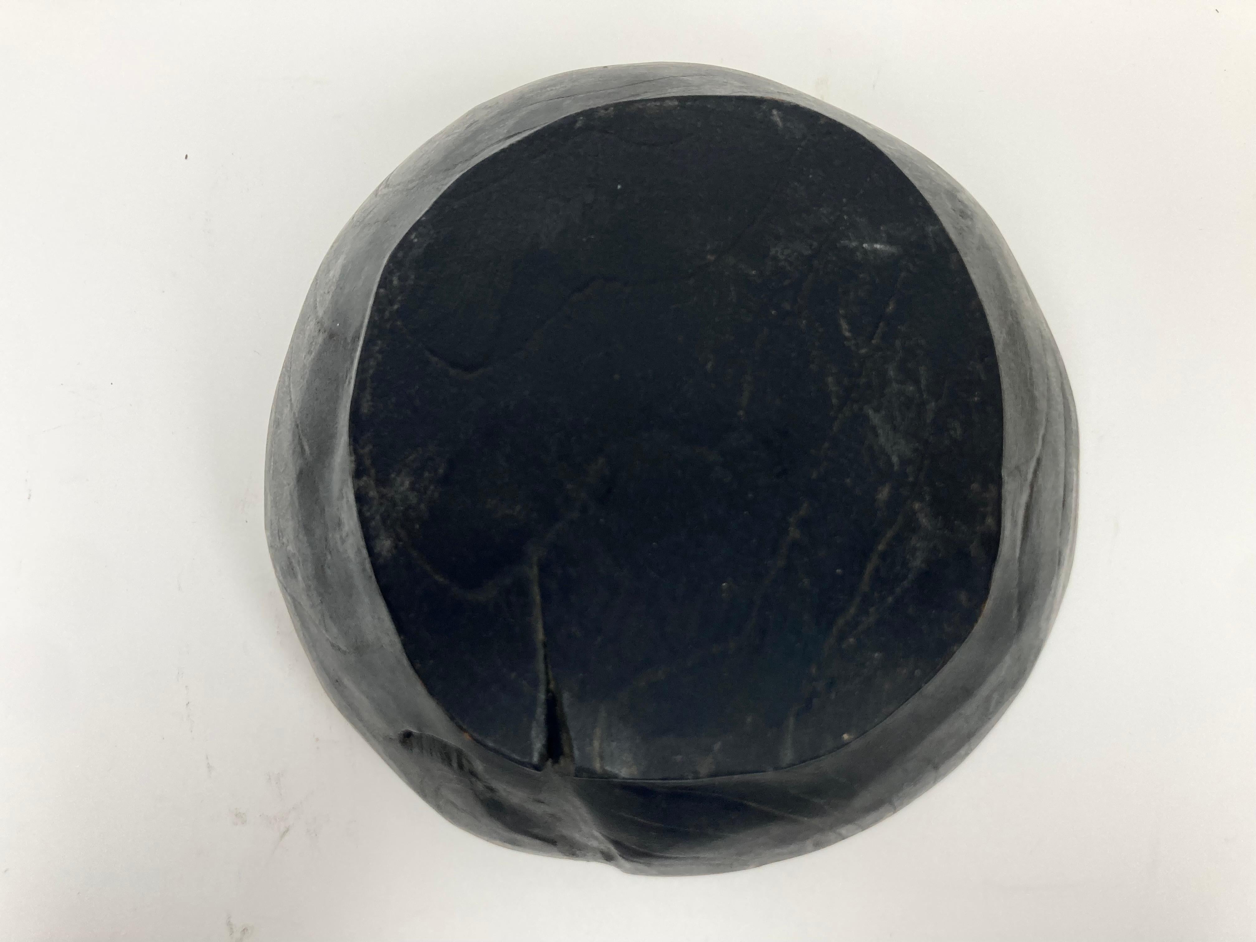 Cuenco de Madera Carbonizada con Acabado Satinado en venta 2