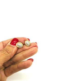 Philippe Charriol: 18 Karat. Pave-Diamant-Ohrring-Ohrstecker