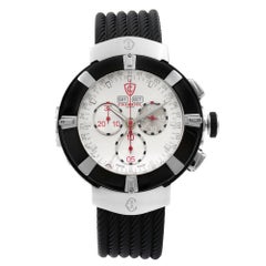 Charriol Celtica Montre Hommes Jour Date Mois Acier Cadran Argent Quartz C44B.173.005