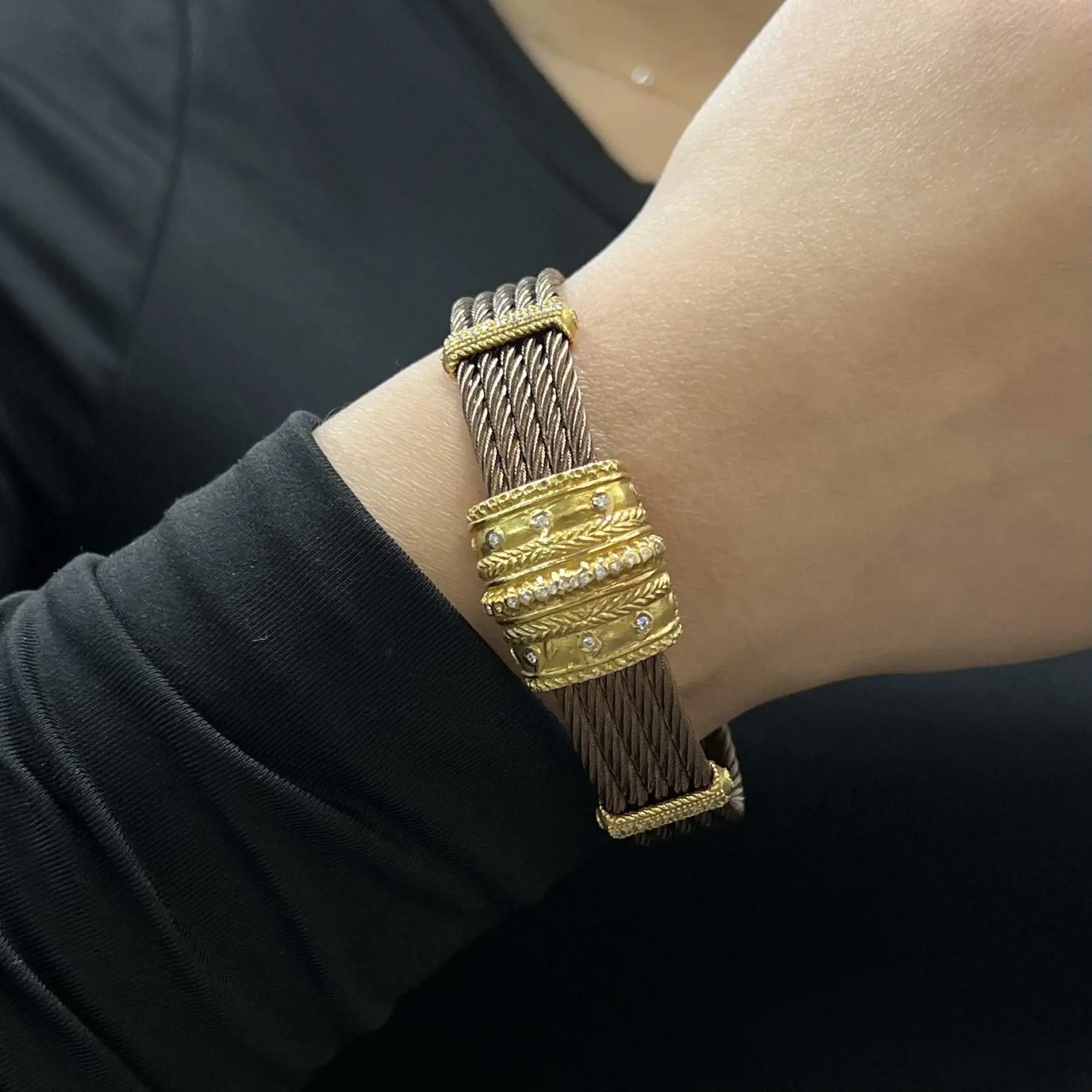 charriol bracelet 18k gold