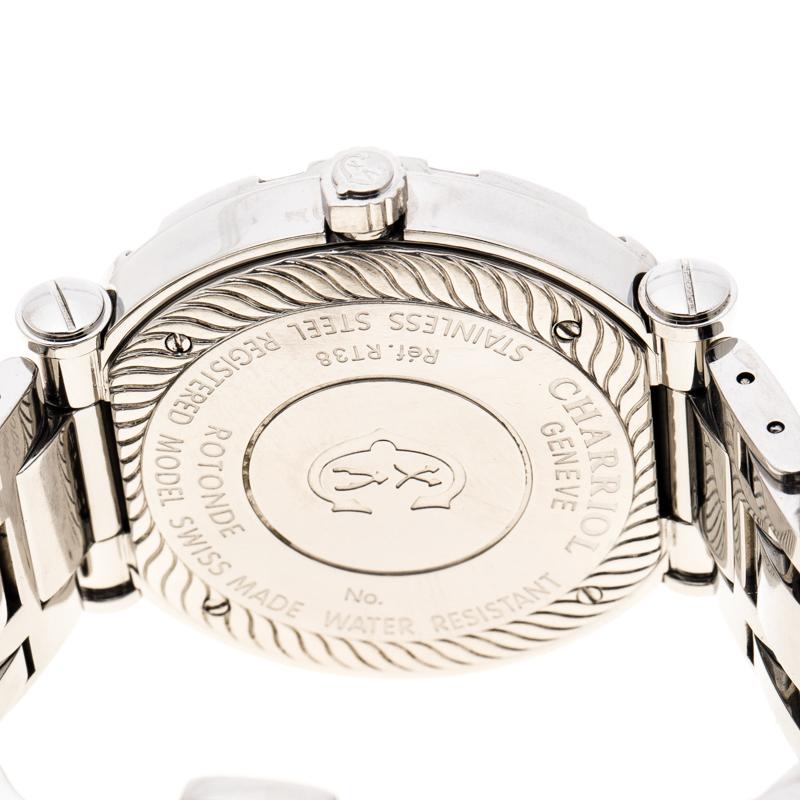Charriol Cream Stainless Steel RT38 Women's Wristwatch 38 mm 2