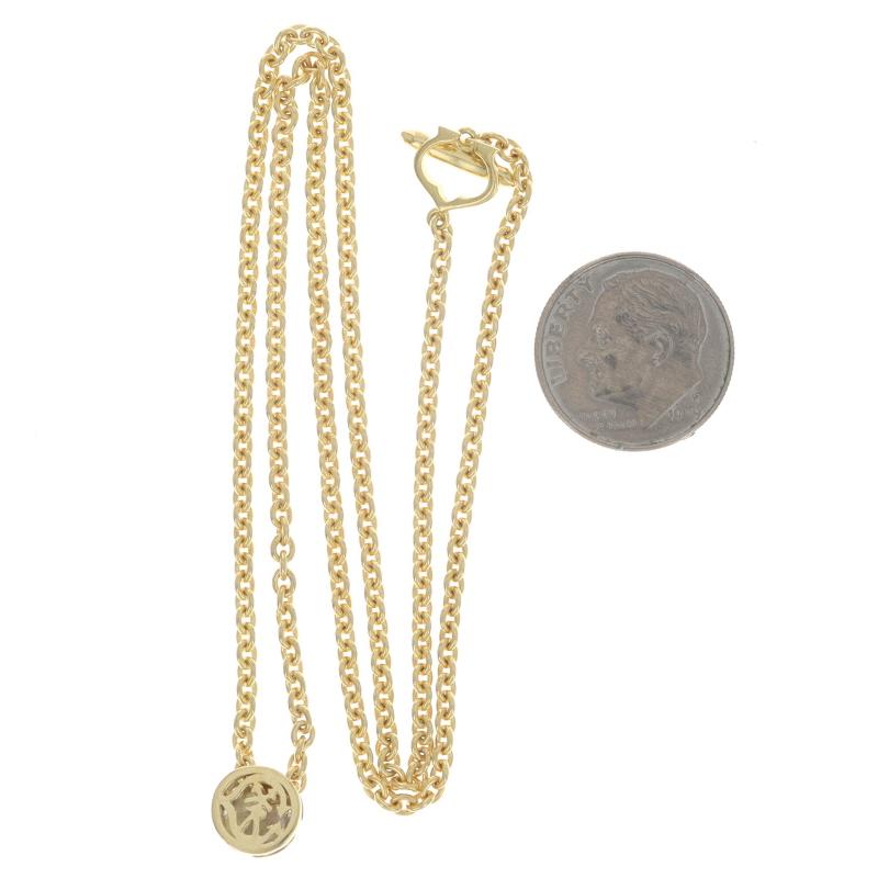 Charriol Diamond Halo Slide Pendant Necklace 16