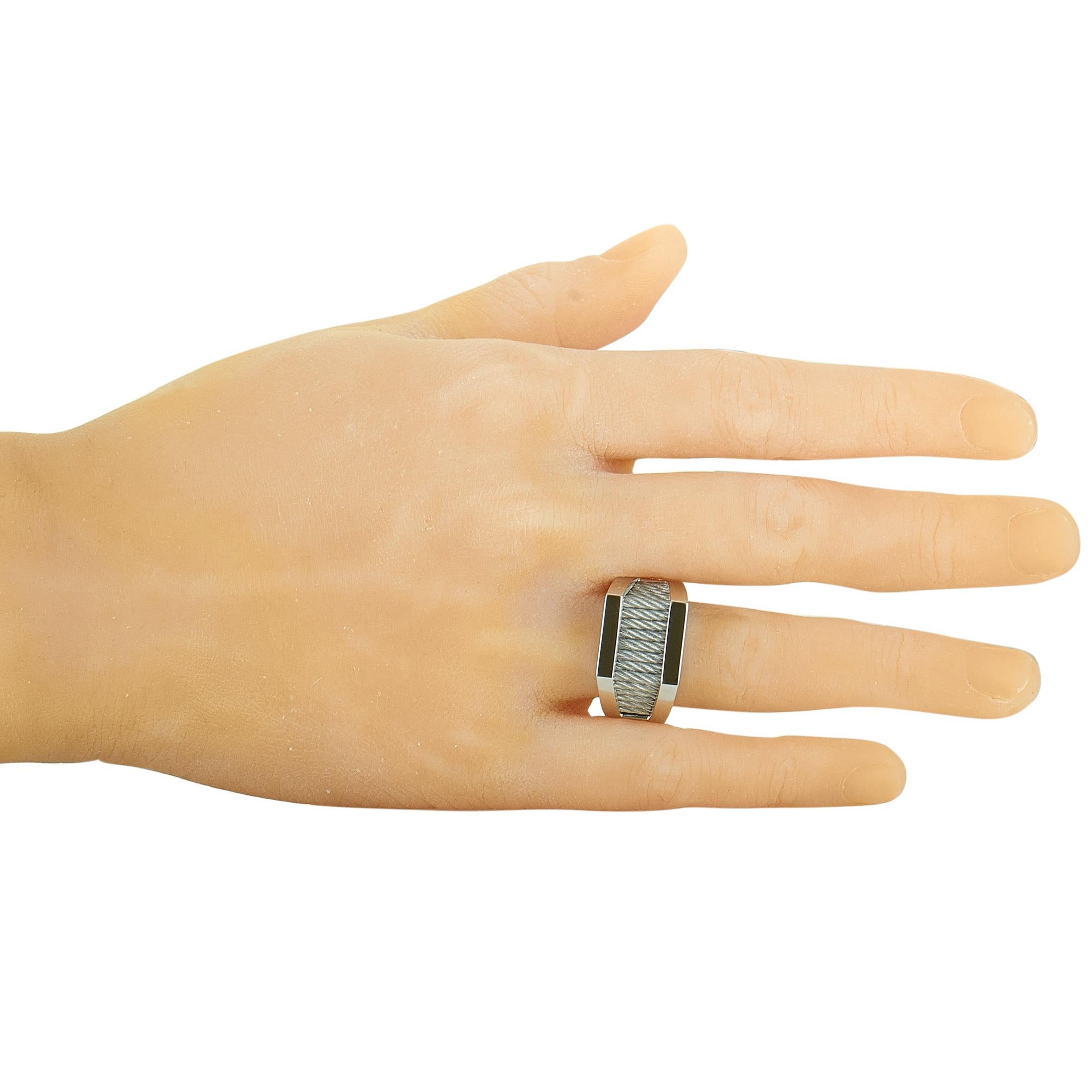 Women's or Men's Charriol Forever Stainless Steel Ring