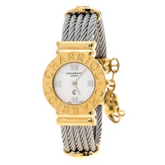 Charriol Grey Gold-Plated Stainless Steel St Tropez Women's Wristwatch 24 mm